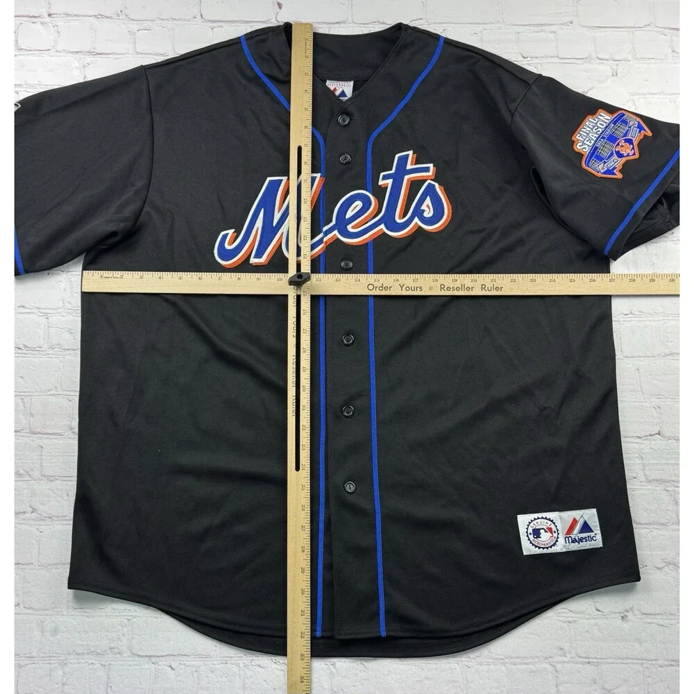Jose Reyes #7 New York Mets Majestic Alternate 2008 Final Season Shea Jersey XXL